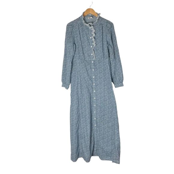 Sezane Blue Floral Maxi Dress - Picture 3 of 8